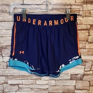Under Armour Dark  Blue Athletic Shorts